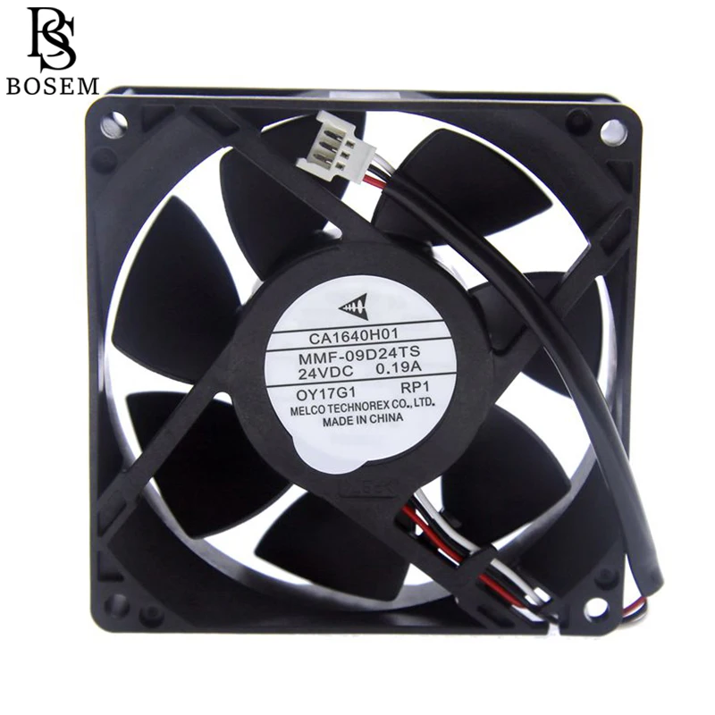 Ventilador de refrigeração 24VDC 0.19A de MMF-09D24TS-RP1 para servo amplificador