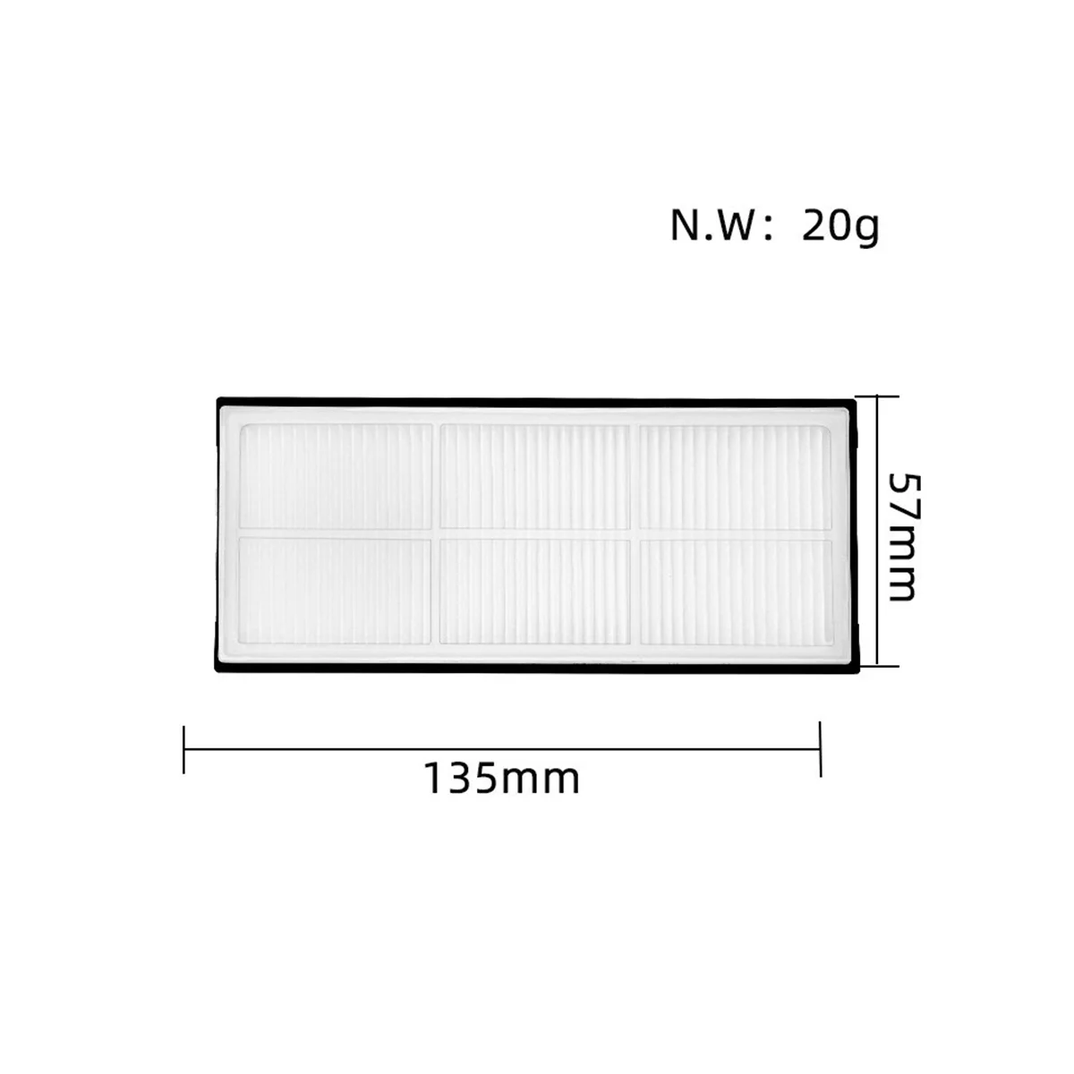 ตัวกรอง HEPA สำหรับ S7 Maxv Plus/ S7 Maxv อัลตร้า/G10S โปร/T8Plus ถุงหูรูดทำความสะอาดชิ้นส่วนสูญญากาศ