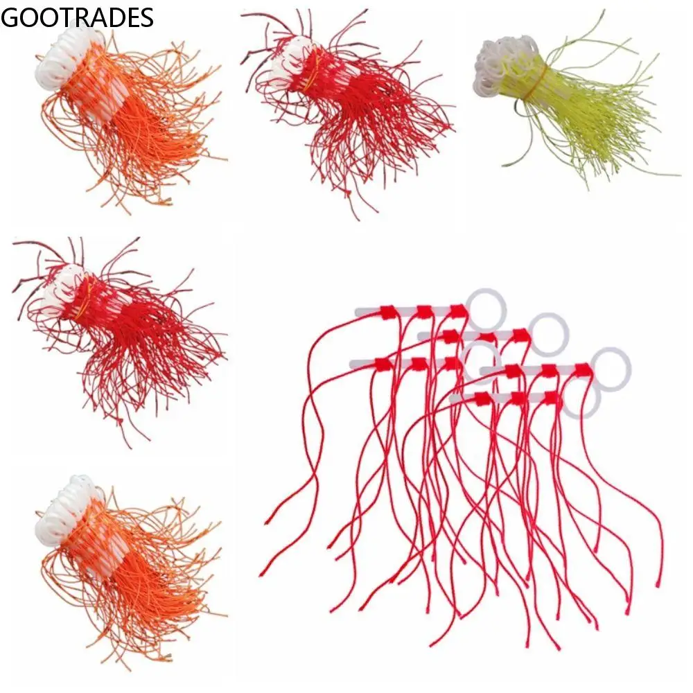 

50PCS Sea Fishing Cotton Thread Knots String Rope Bobber Looper Stop Knots Fishing Gear Accessories Tool for Rock