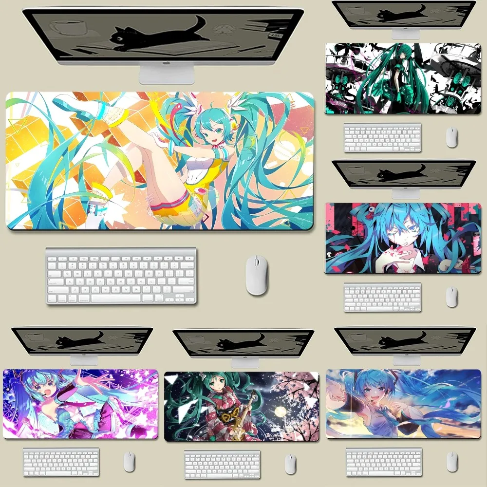 Anime H-Hatsune Beauty M-Miku Mousepad New Arrivals Large Gaming Mousepad L XL XXL Gamer Mouse Pad Size For Keyboards Mat