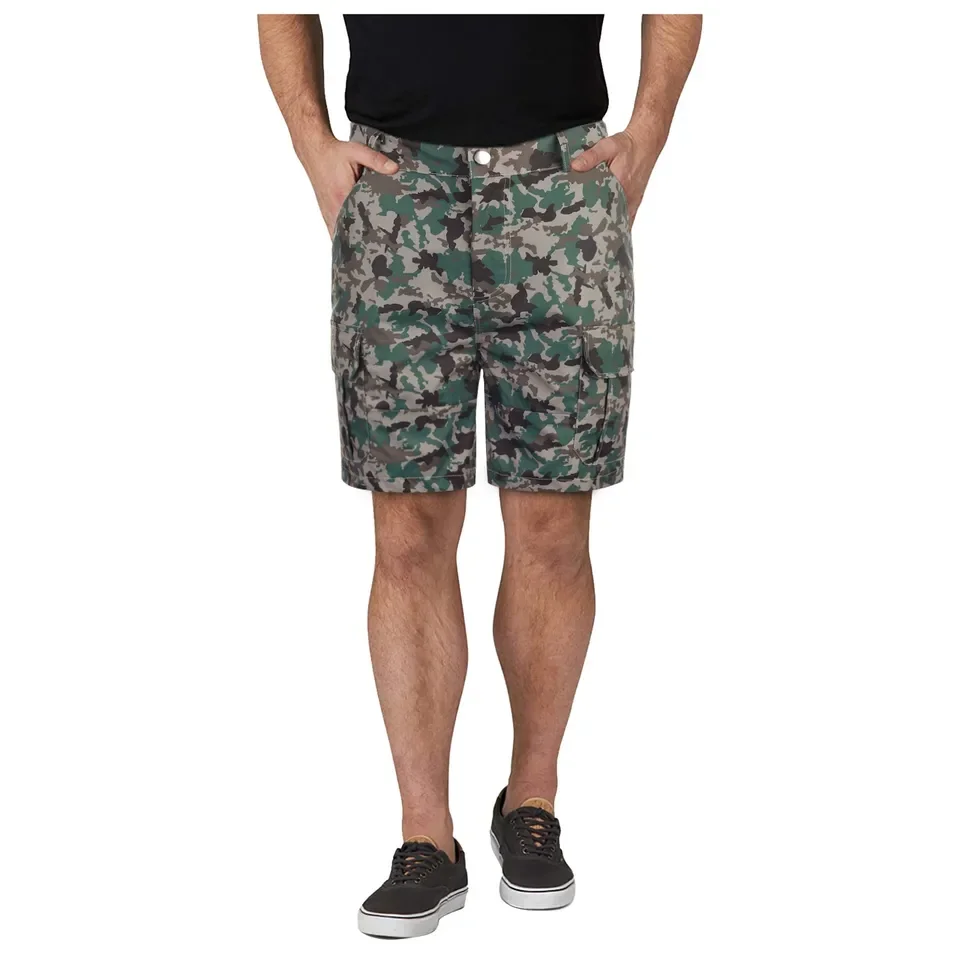 

Shorts Men Outdoor Cargo Camo Short Pants Hiking Training Multi Pocket Sports Shorts Bermuda Pantalones Plus Size 5xl