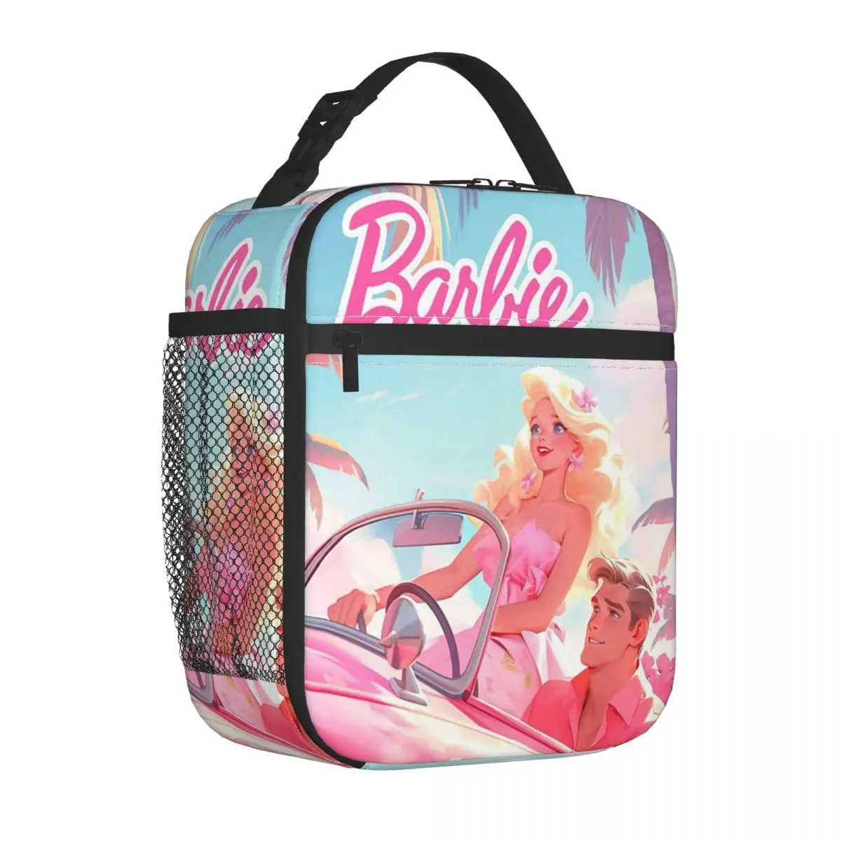 Custom Barbies Lunch Bag Warm Cooler Insulated Lunch Box for Children School Food Portable Tote Bags