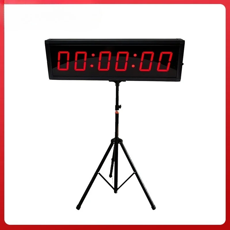 LED timer competition special hand shot electronic large screen marathon interview meeting sports running stopwatch clock