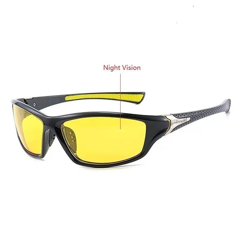 Gafas de sol deportivas polarizadas para hombre y mujer, lentes antideslumbrantes para pesca, senderismo, conducción, marca de lujo, diseñador, UV400