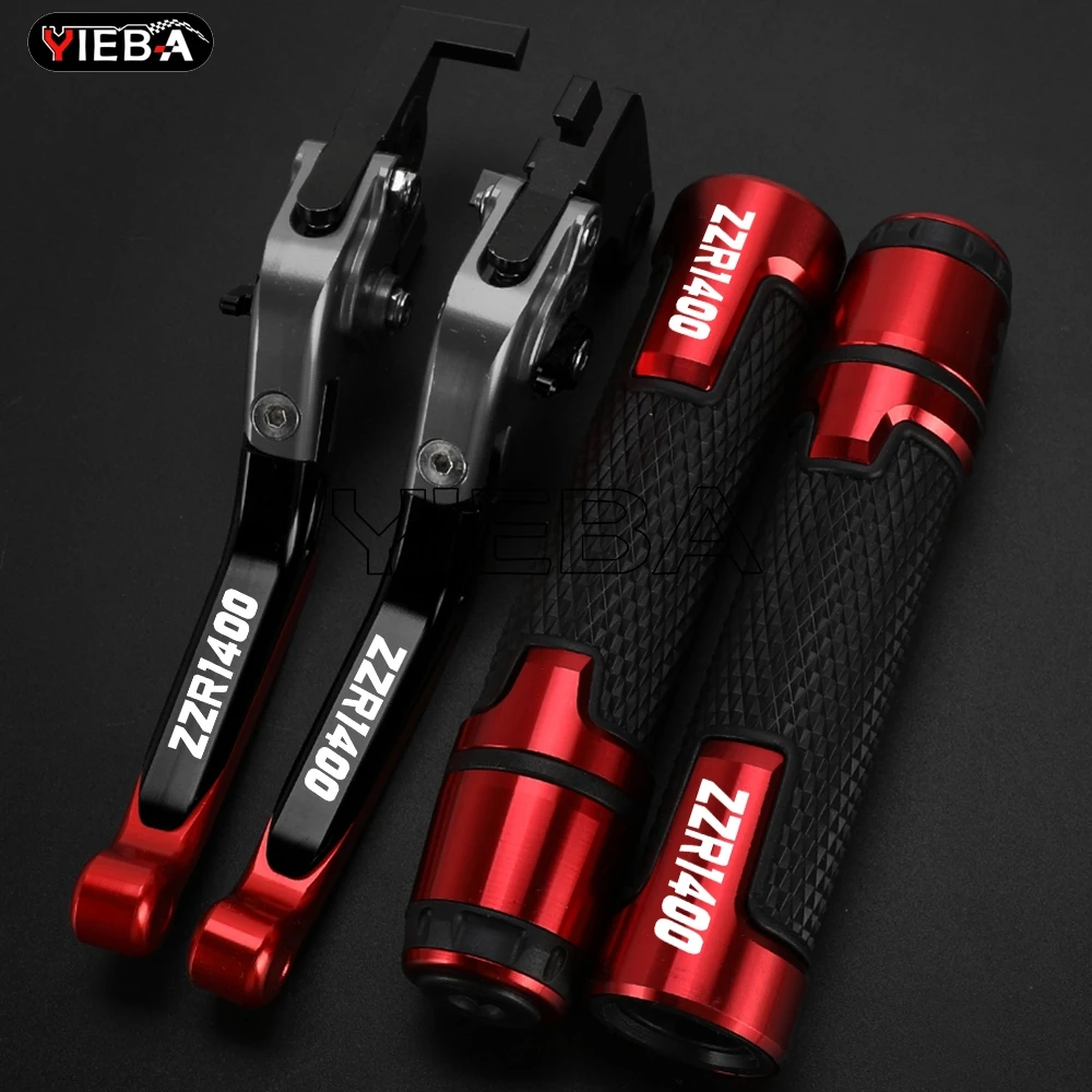 

Motorcycle Adjustable Foldable Brake Clutch Levers FOR Kawasaki ZZR1200 ZZR 1200 2002-2005 2004 2003 Handle Handlebar Grips Ends