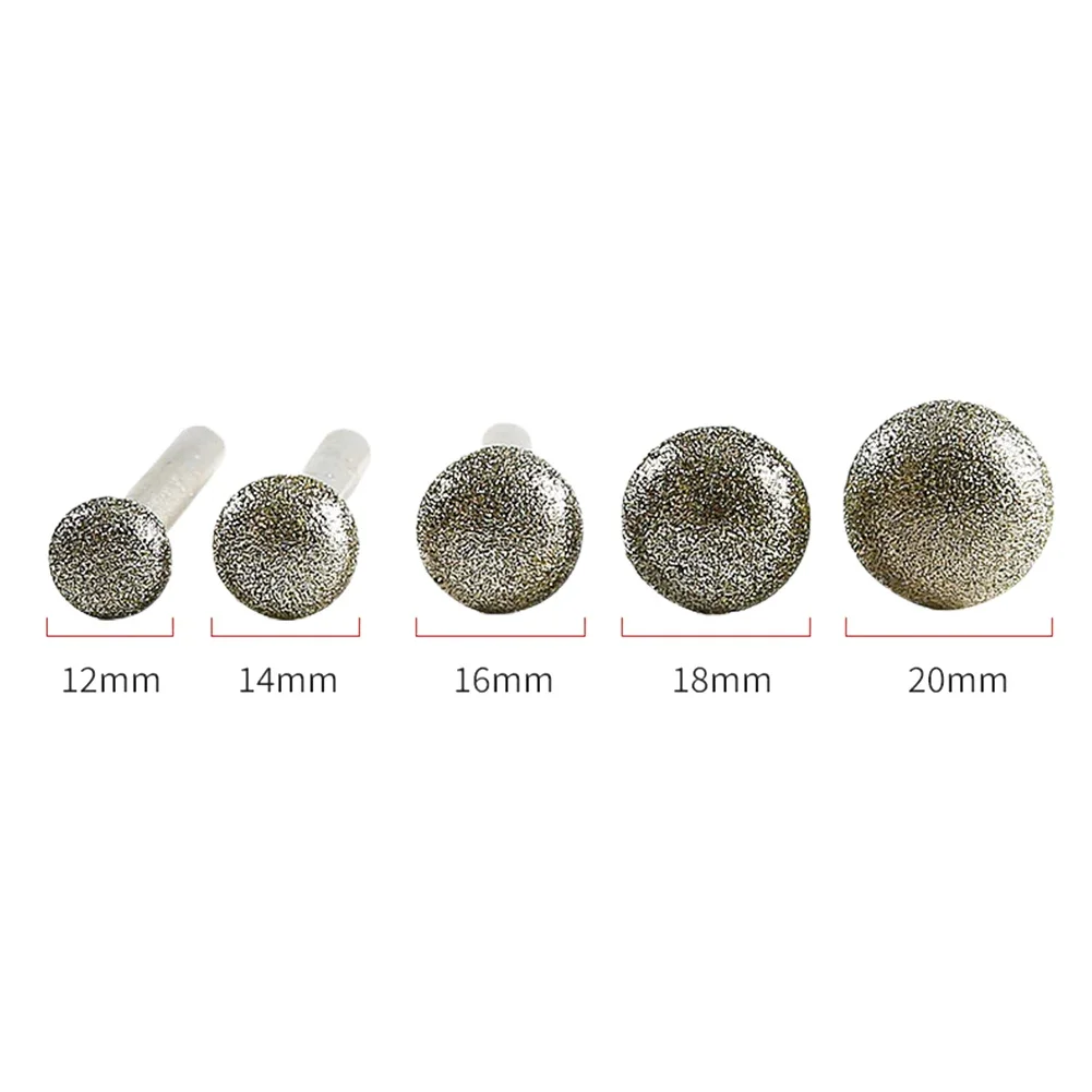 Power Tools Grinding Bit Home Garden Nail Head Rotary Tool 12/14/16/18/20mm 6mm Shank Abrasive Engraving Machine
