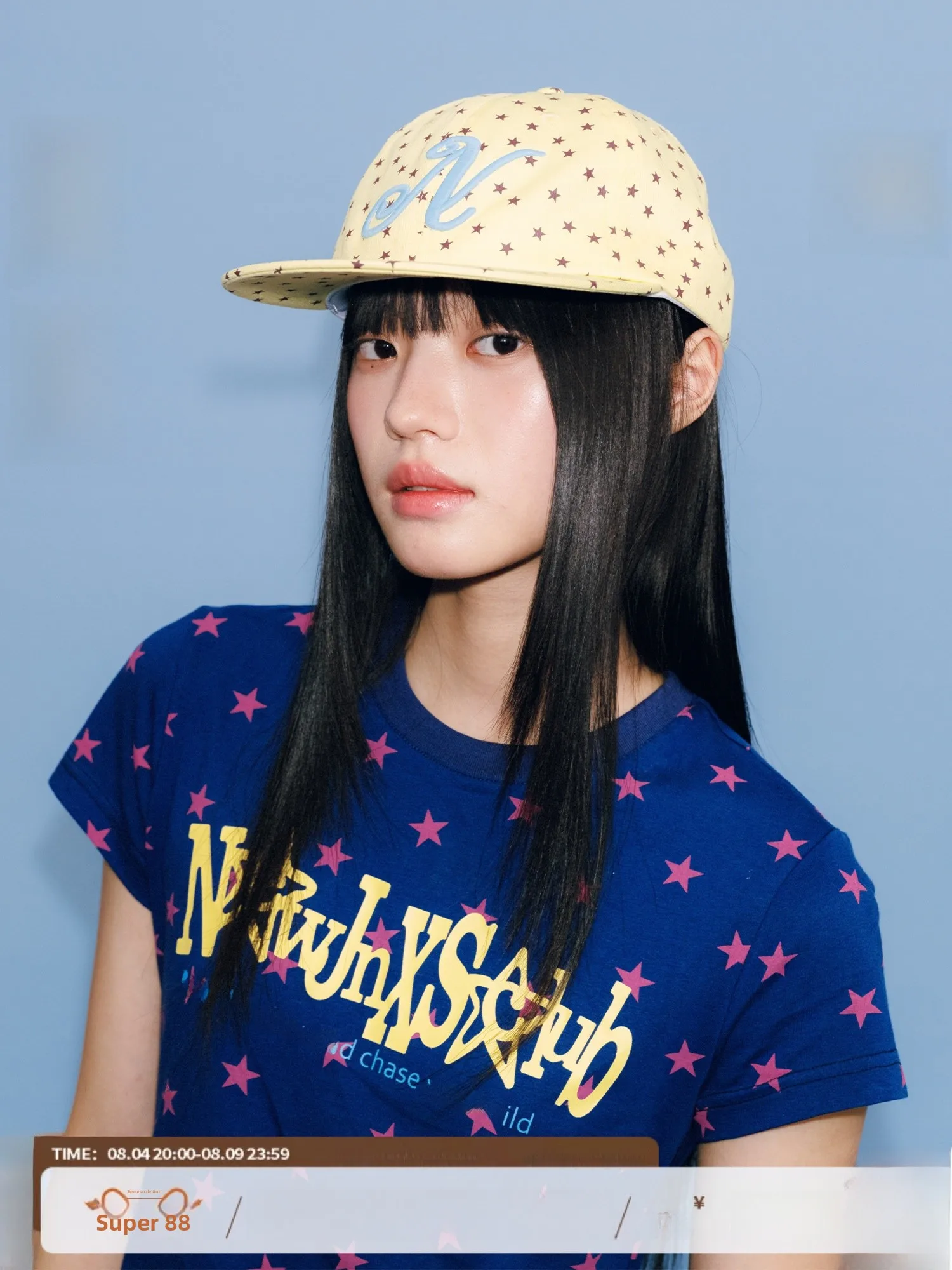 newjnxs-pure-cotton-double-sided-embroidered-duckbill-cap-star-print-versatile-commute-cap-for-men-and-women-all-seasons