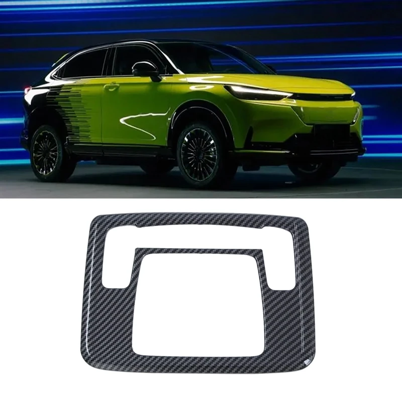 For Honda E:NS1 ENS1 2022 Carbon Fiber ABS Car Front Read Light Cover Trim Car Styling