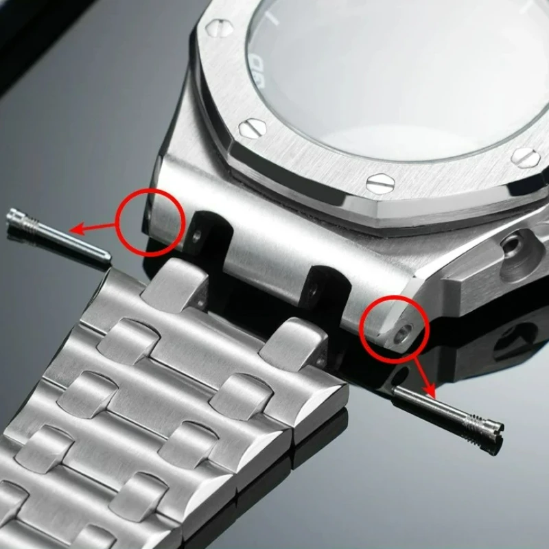 For Audemars Piguet Royal Oak 15710 Watchband Lug Screw Pin Connecting Bar Stainless Steel Replacement Watch Repair Accessories