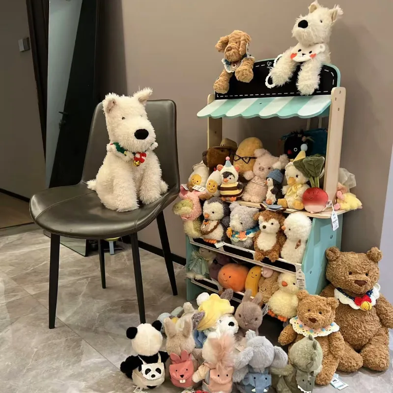 ジェリーキャット キュートなぬいぐるみシリーズ 動物 クマのおもちゃ 睡眠枕 女の子向けぬいぐるみ コレクタブルフィギュア ソフトPPコットン入り