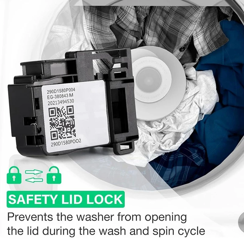 3X WH01X27954 Washer Lid Lock Switch Part 290D1580P004 For GE Hotpoint Top Load Washing Machine Door Lock Assemblyglobal Stock R