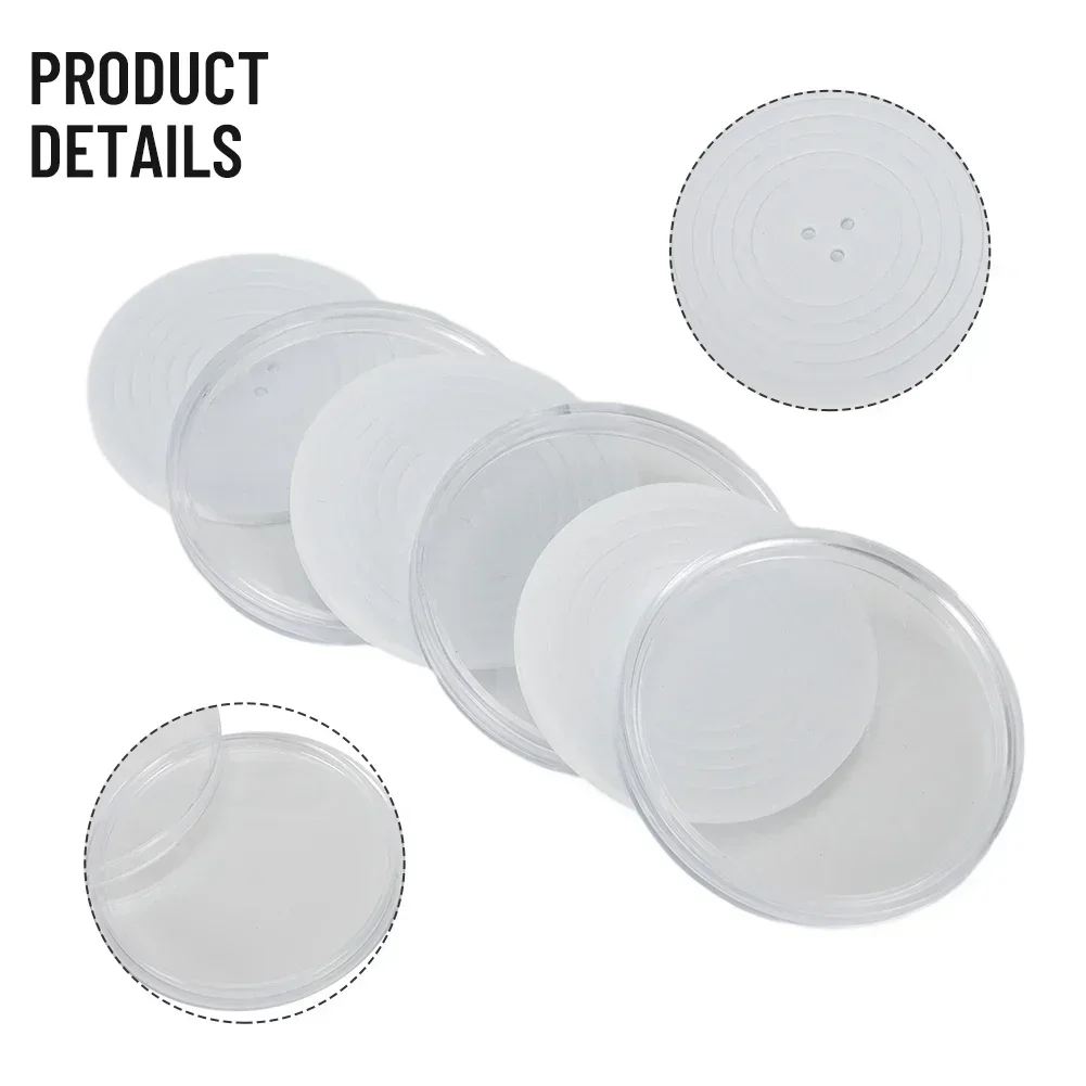 10/25/100 Pcs Transparent Plastic Coin Holder Coin Collecting Box Case Capsule Protection Boxes Container 27 39MM 40MM 46mm