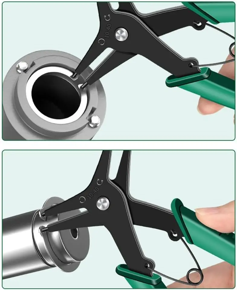 Internal External Circlip Pliers High Carbon Steel Snap Ring Plier Multifunctional Retaining Ring Remover Hand Tool Installation - view 6