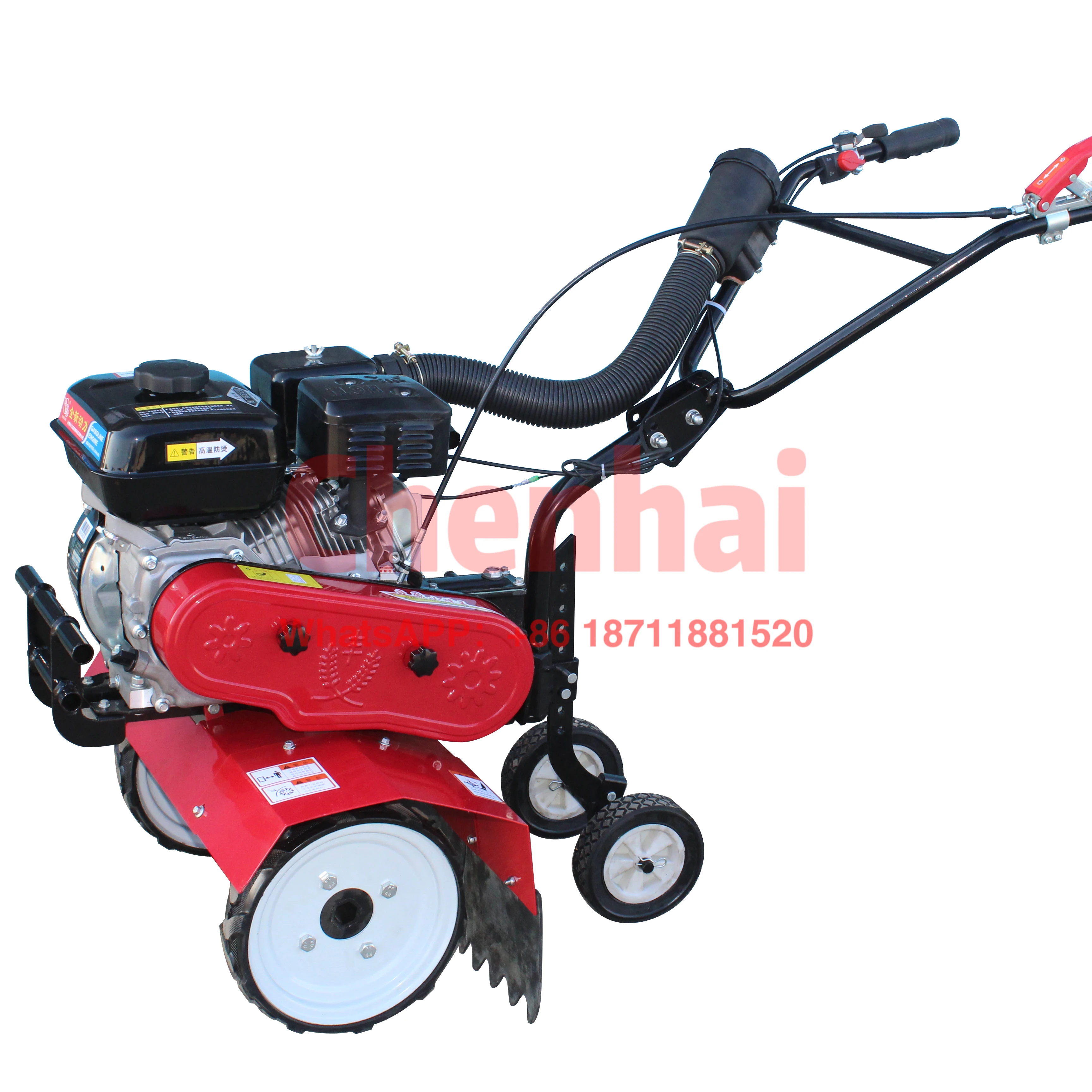 

2WD mini tiller digging trench Chain trencher weeding machine cultivators small tractors