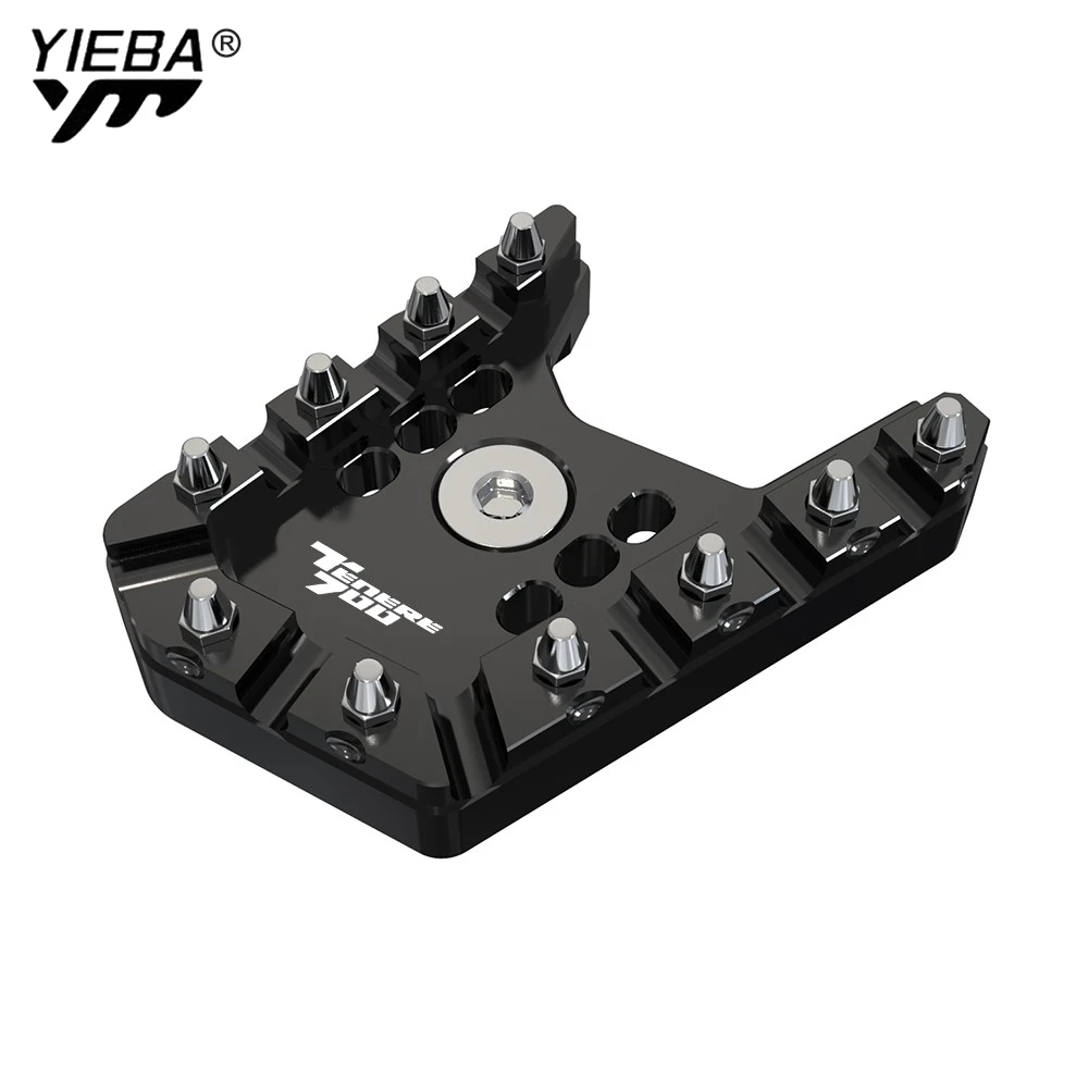 TENERE700 2019-2024 CNC Motorcycle Rear Brake Pedal Step Plate Tip Plate Enlarge FOR YAMAHA TENERE 700 XTZ700 T700 WOLD RAID