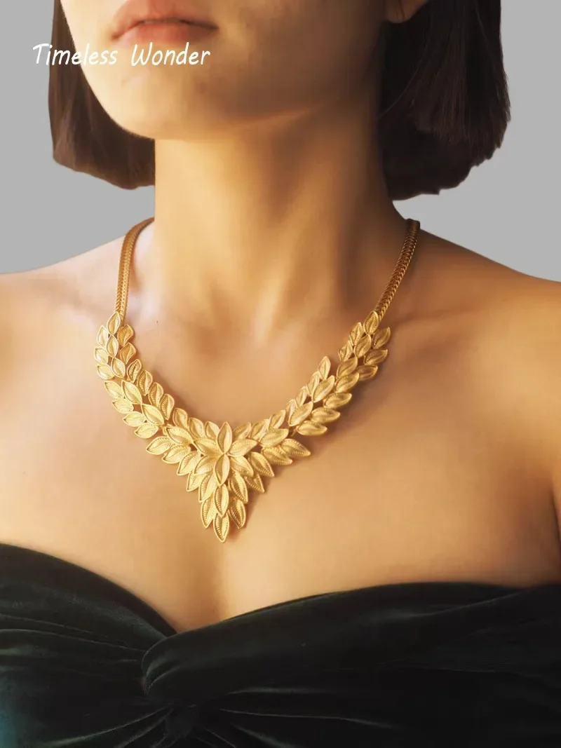 الخالدة عجب ريترو جيو ليف ثعبان سلسلة تمهيد قلادة للنساء مصمم مجوهرات القوطي المدرج العصرية آرت ديكو هدية 4526