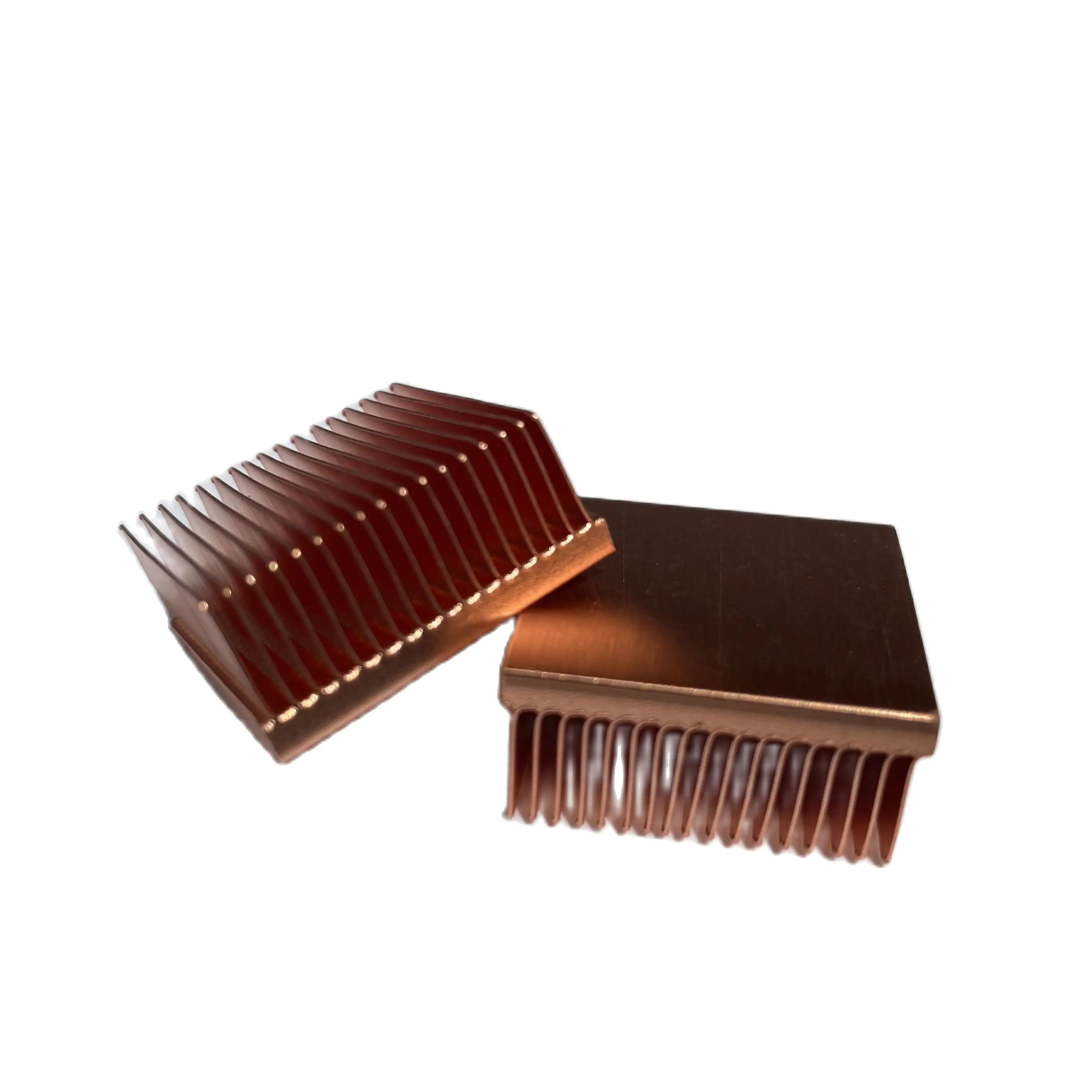 Diy 2 pçs/lote 25x25x11mm dissipador de calor de cobre fonte de alimentação cpu dissipador de calor de cobre placa única computadores dissipador de calor