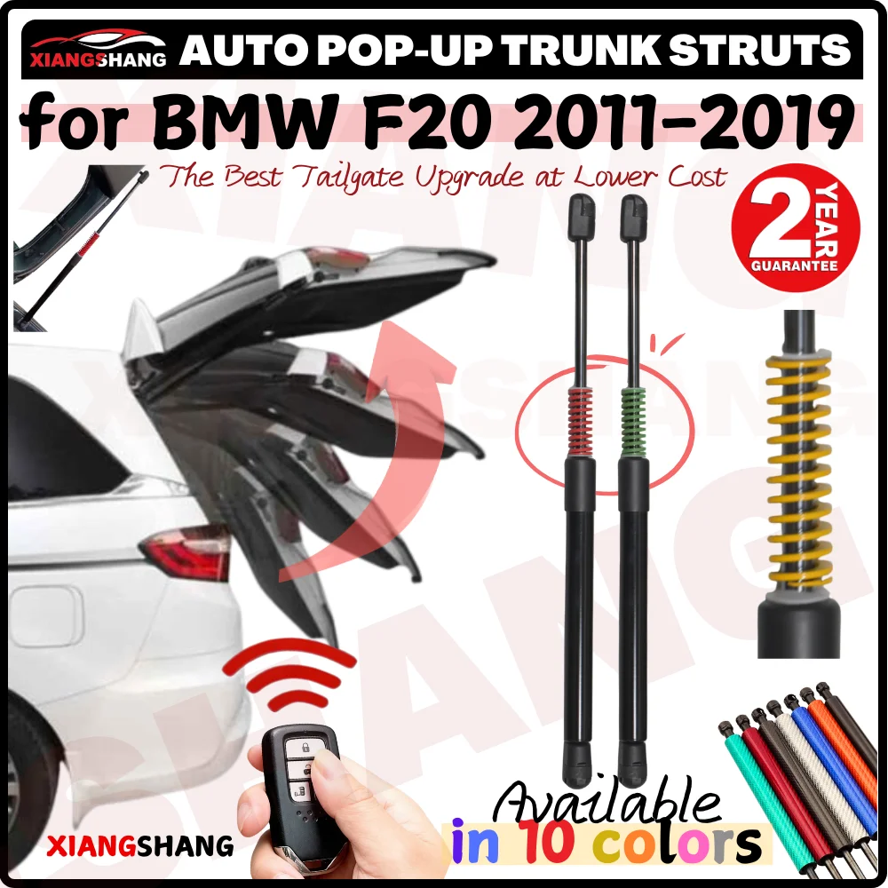Automatyczne rozpórki klapy bagażnika do BMW serii 1 F20 2011-2019 Hatchback, automatyczne otwieranie, wsporniki podnoszenia ze sprężynami, rozpórki gazowe do bagażnika, 2 sztuki