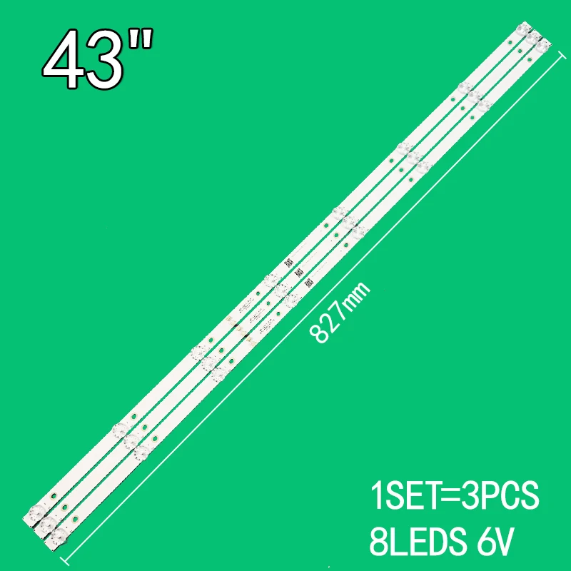 

For 43" TV AKAI UA43EK1100US MS-L2317-A MS-L2317-B V5 JS-D-JP4310-A81EC MS-L1149-L MS-L1149-R R72-43D04-006-13 R72-43D04-012