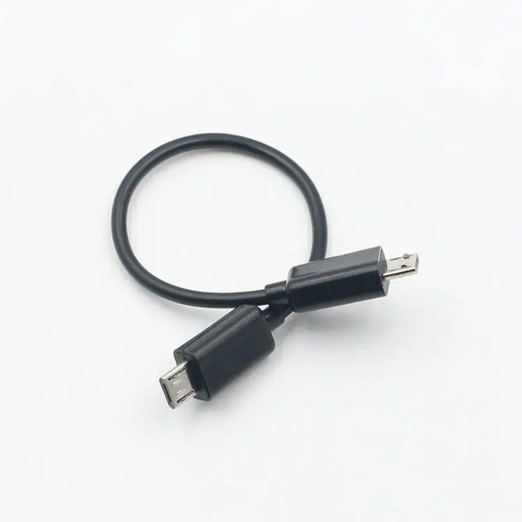 Micro USB Tipo B Maschio A Micro B Maschio 5 Pin Convertitore OTG Cavo Adattatore Cavo Dati 17 centimetri per samsung xiaomi huawei LG zte