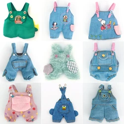 Ob11 Doll Denim Overalls Set Kawaii Doll Rompers Trousers Pants Clothes For Penny, Molly, Gsc,1/12 Bjd, Body9, Ymy, Obitsu 11