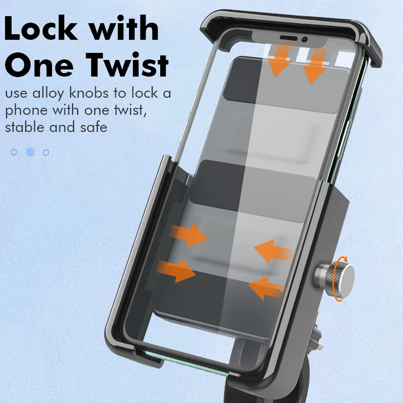 

1pcs new shockproof motorcycle mobile phone bracket, specifically designed for riding. This bike phone holder serves as a naviga