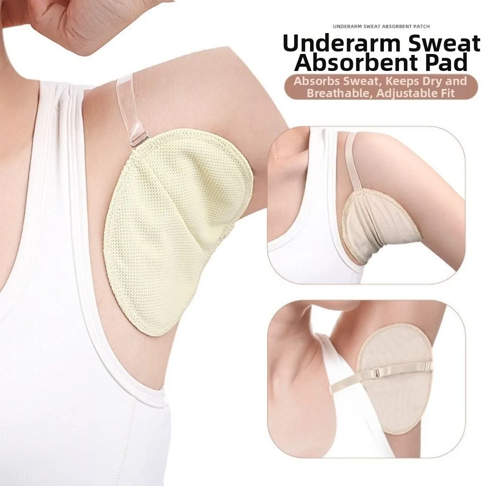 

with Shoulder Strap Underarm Sweat Pads Polyester Reusable Armpit Absorbing Guards Adjustable Breathable