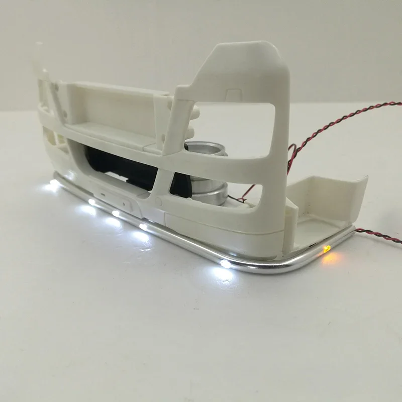 Car Accessories Front Bottom Light Comes with 2 Sets of Light Wires for 1/14 Tamiya RC Truck Trailer 56325 Man Tgx540 Volvo Part