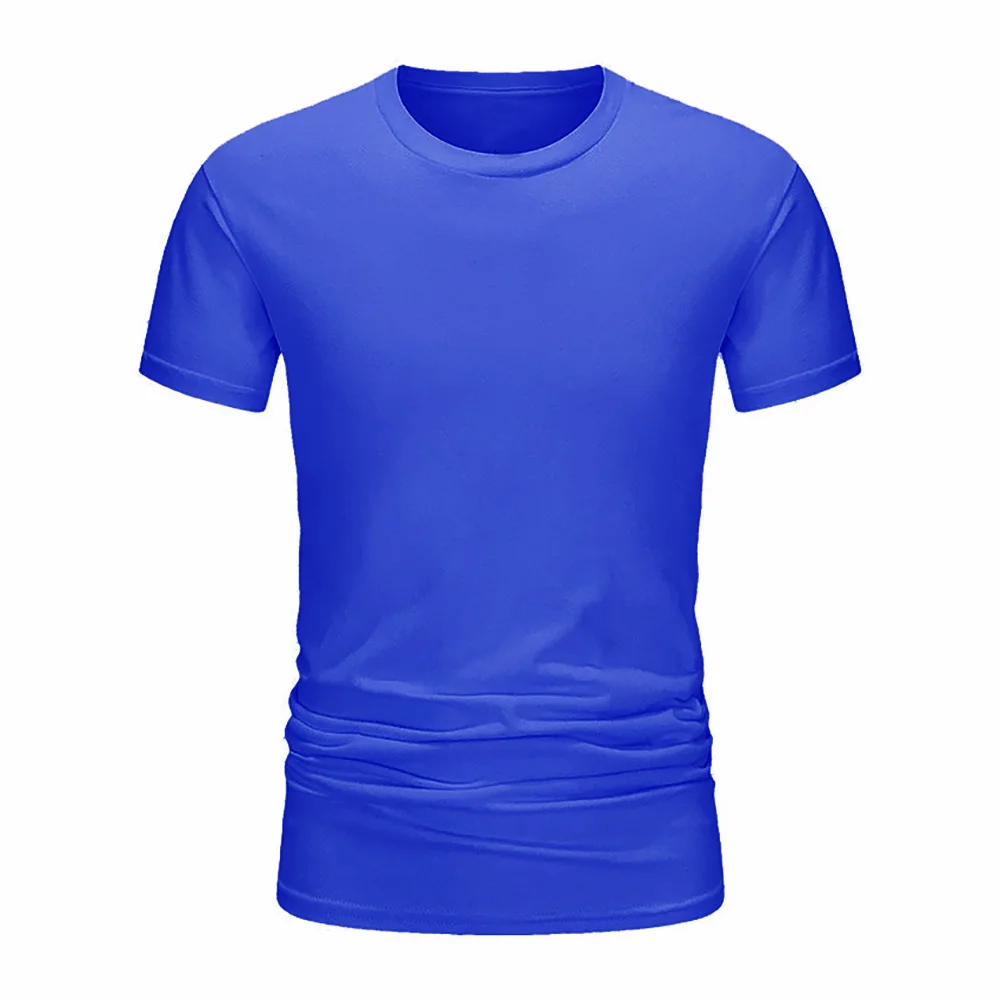 Baumwolle Sommer männer T Shirt Solide T Shirt Herren Übergroßen Fünf Hälfte Kurzarm Casual Baumwolle Herren Streetwear Dünne tees Top – Detail 13