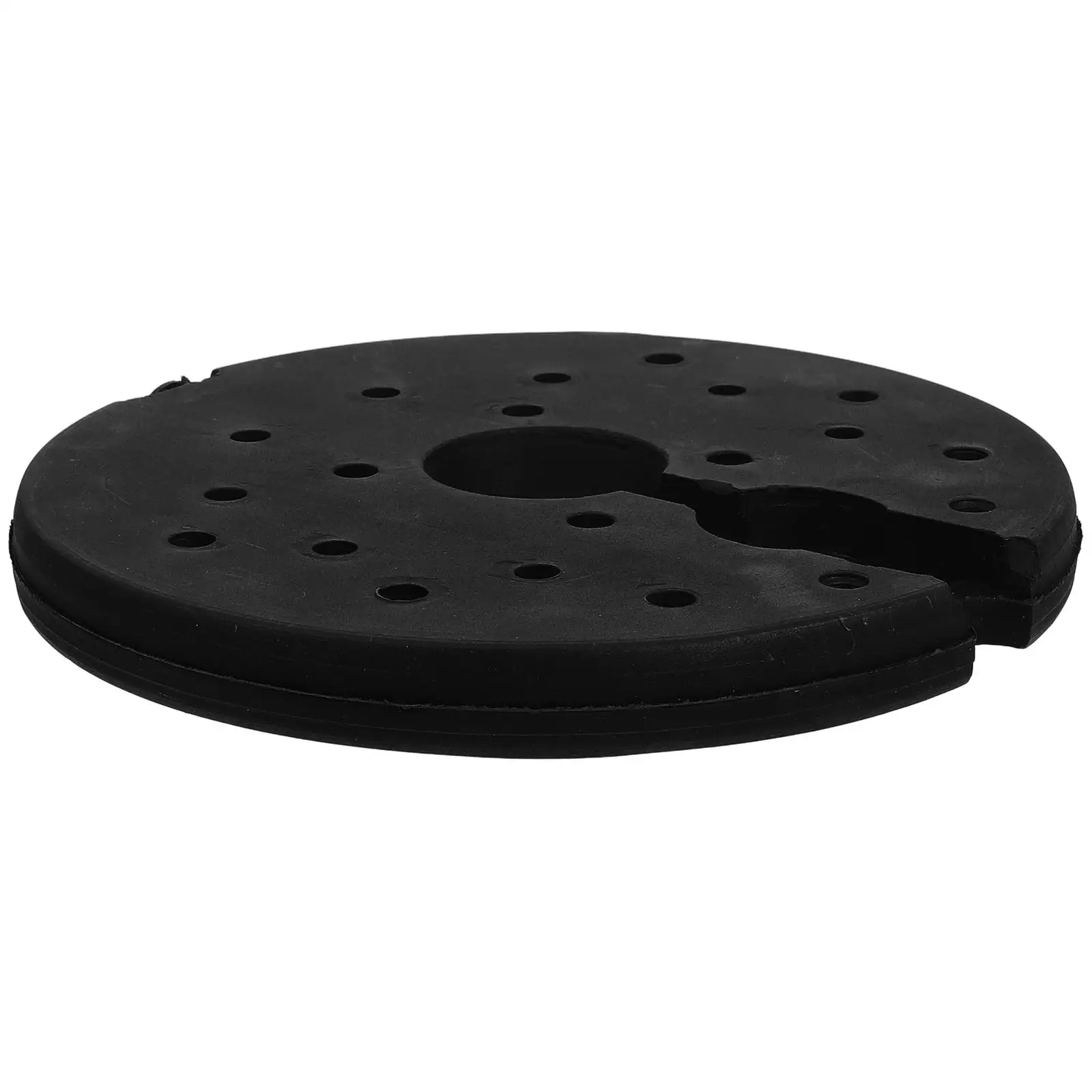 

Weighted Block Base Table Floor Light Holder Round Stand Plastic Desk Lamp Work