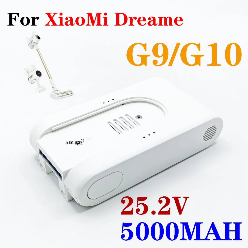 

Replacement Battery for Xiaomi Dreame G9 G10 R10 Cordless Vacuum Cleaner, Long Runtime Stick Vacuum Accessories Li-ion Battery