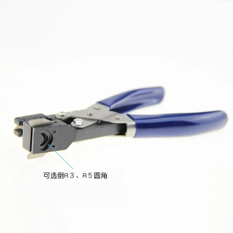 Chamfer pliers R3 R5 pvc fillet manual card certificate with anti-skid sleeve steel sealing business machine