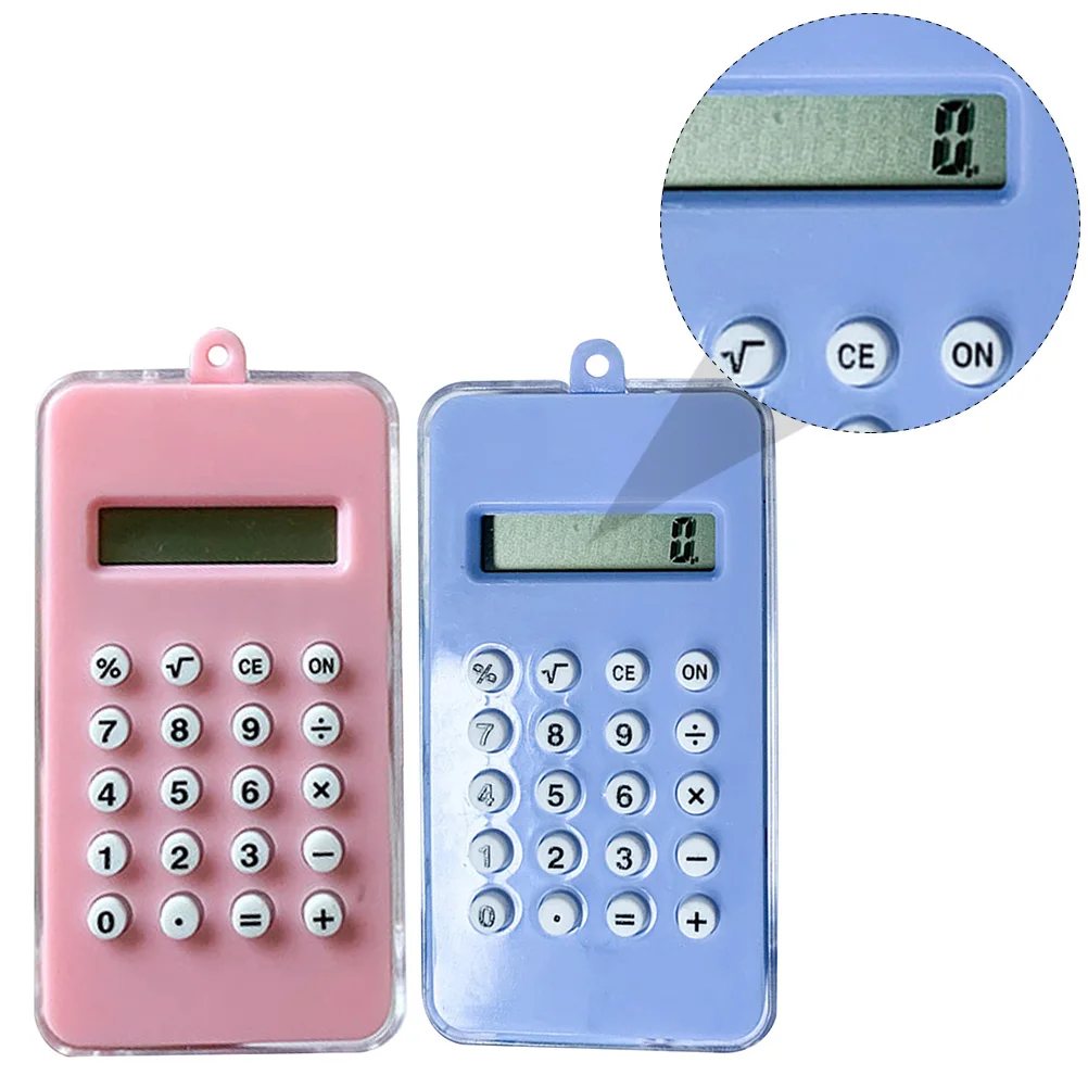 Mini Rekenmachine Grappig Doolhof Student Rekenhulpmiddel Handheld Zaktype Grootte Cartoon Draagbare Studenten