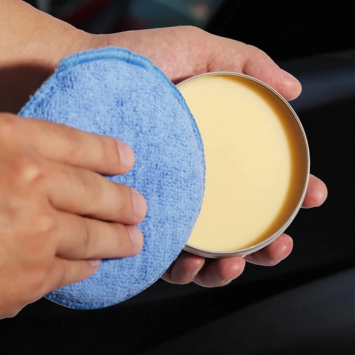 20-teiliges Allround-Reinigungsset für Auto und Motorrad, blaue Lüftungsbürste, kurze und lange Staubbürste, Radbürste für die Autopflege – Detail 14