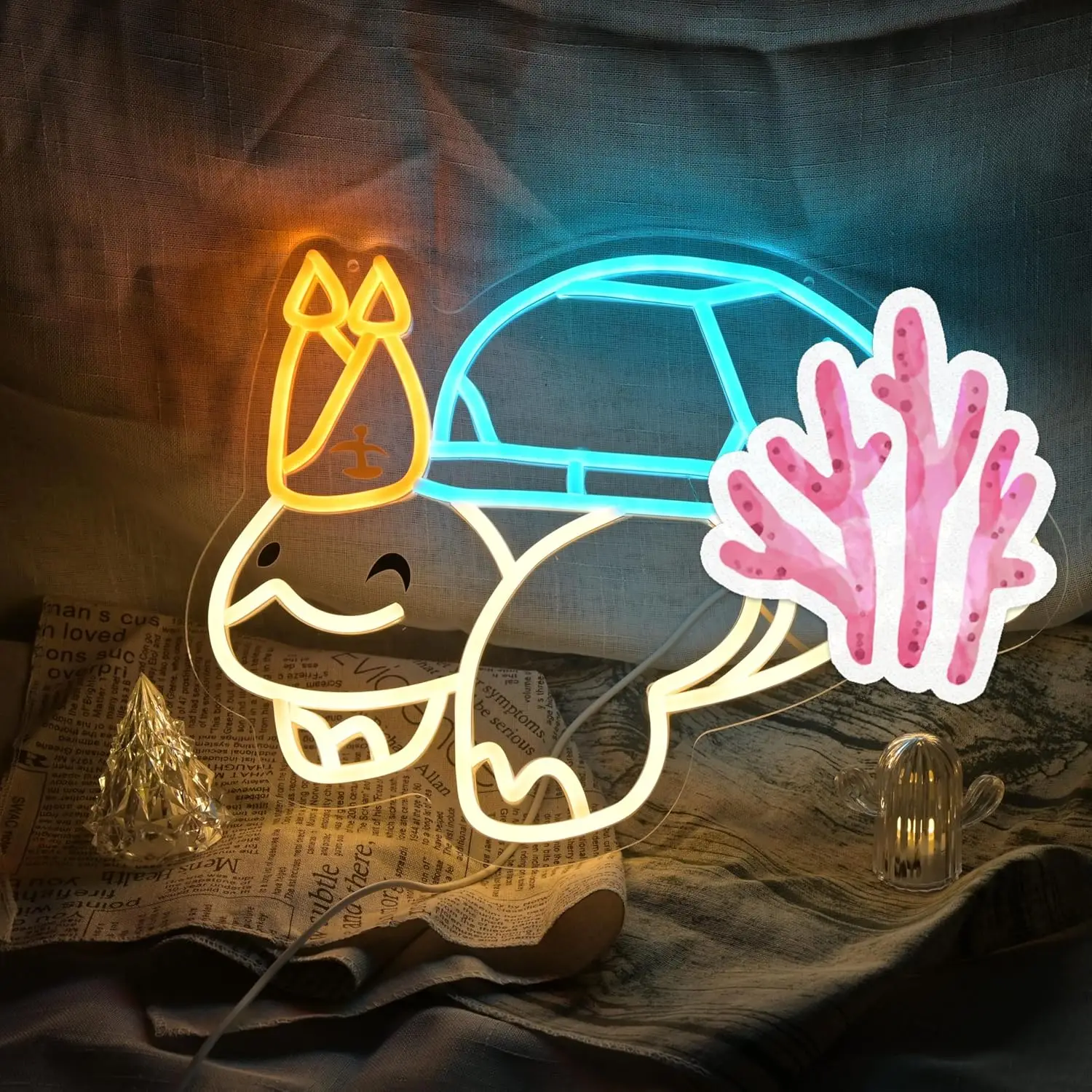 

Неоновая вывеска-черепаха, настенный светильник, светодиодный светильник с питанием от USB для дня рождения, бара, игровой комнаты, спальни, декоративный подарок, ночник