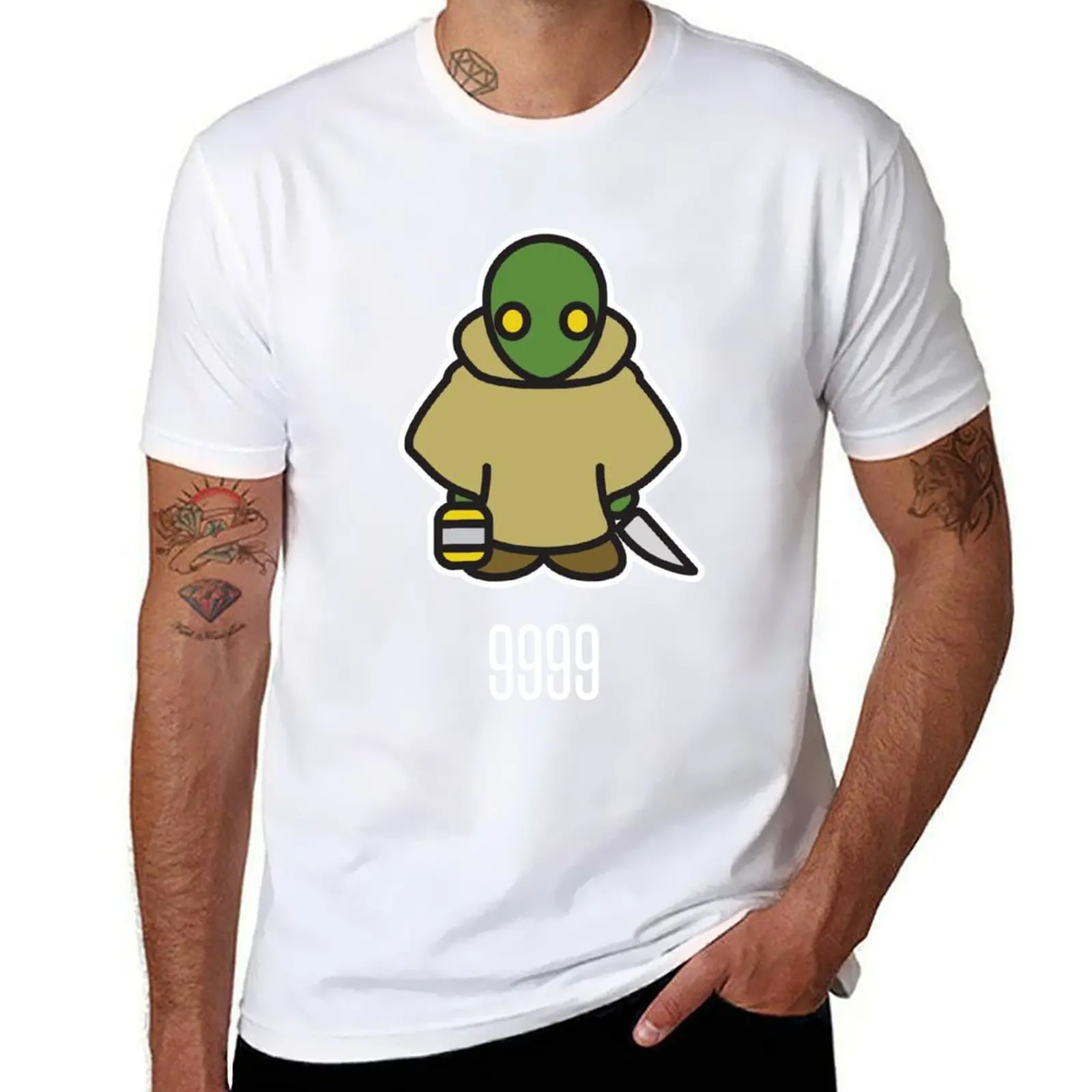 

Tonberry 9999 Damage T-Shirt t shirt man casual cotton t shirt man T-Shirt
