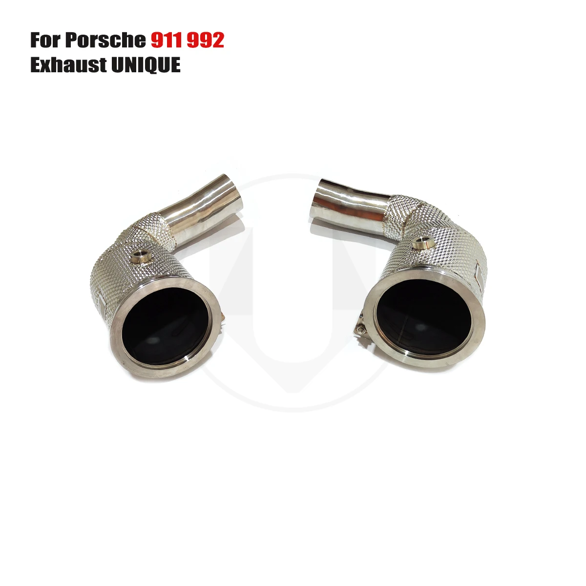

UNIQUE for 2019-2024 Porsche 911 992 3.0T without opf Insulated Stainless Steel Straight-through Exhaust Downpipe