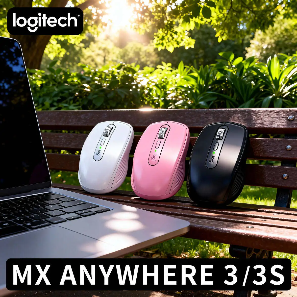 

Logitech MX Anywhere 3S Portable Bluetooth Mouse Long Battery Life High Accuracy Sensor for Business Office