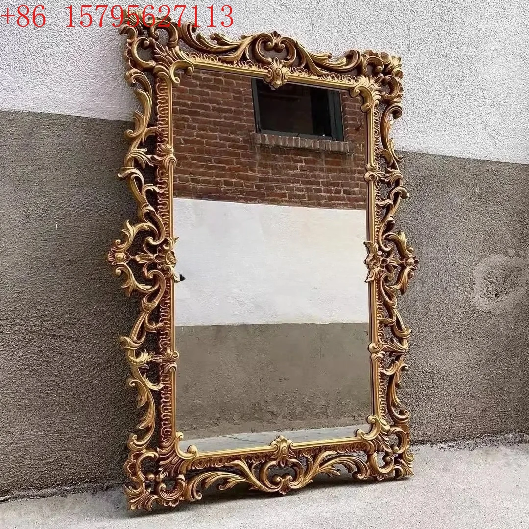 

Европейское зеркало в полный рост, зеркало в стиле ретро, зеркало от пола до потолка, бытовая спальня, гардеробная, вилла в полный рост CQY