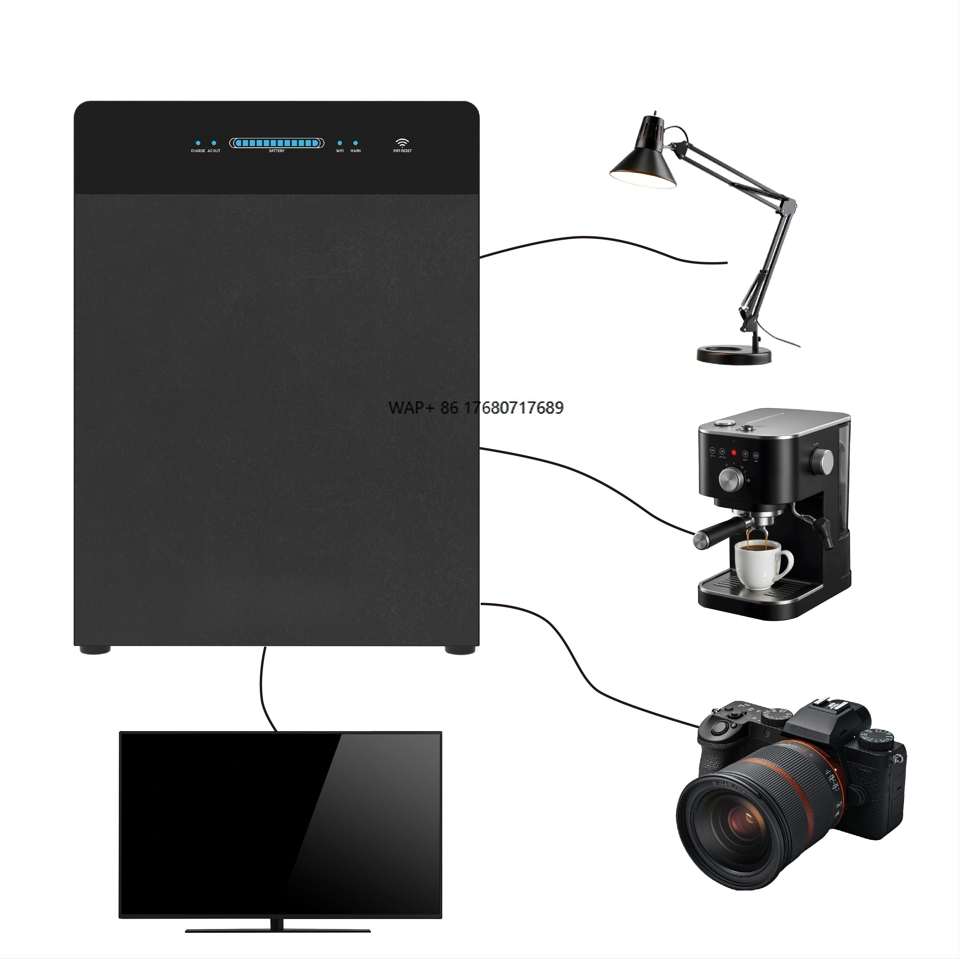 

Marstek SR5000 On-Grid Solar System MPPT Controller Monocrystalline Silicon Panels IP65 Protection 2400W Load Capacity for