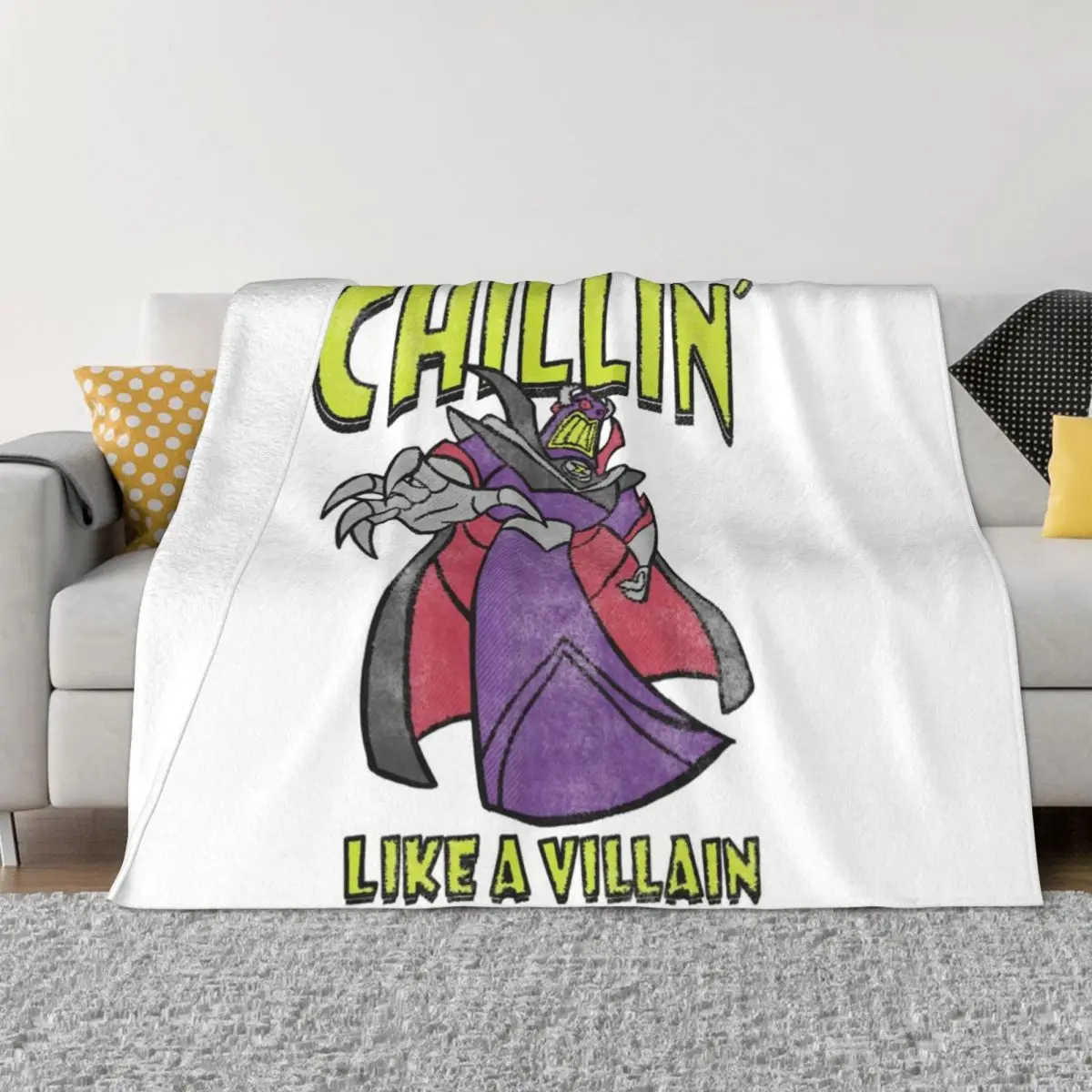 Emperor Zurg is Chillin' Throw Blanket Blanket For Decorative Sofa Hair Blanket warm blanket for winter