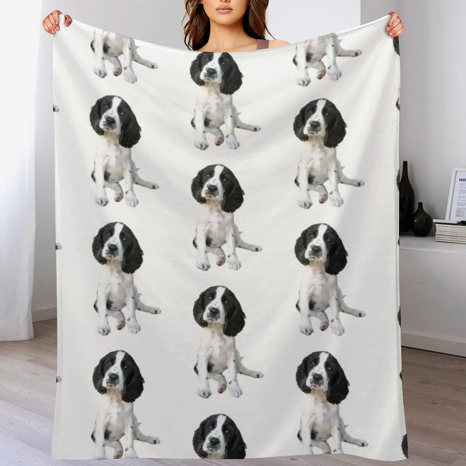 

Sprocker Spaniel Throw Blanket Thermals For Travel Luxury St Bed Fashionable Soft Plush Plaid Blankets