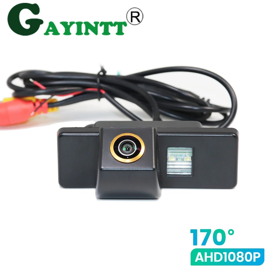 GAYINTT 170° 1080P HD AHD Car backup reverse camera For Nissan QASHQAI X-TRAIL Citroen C4 C5 Peugeot 307 cc Pathfinder Dualis