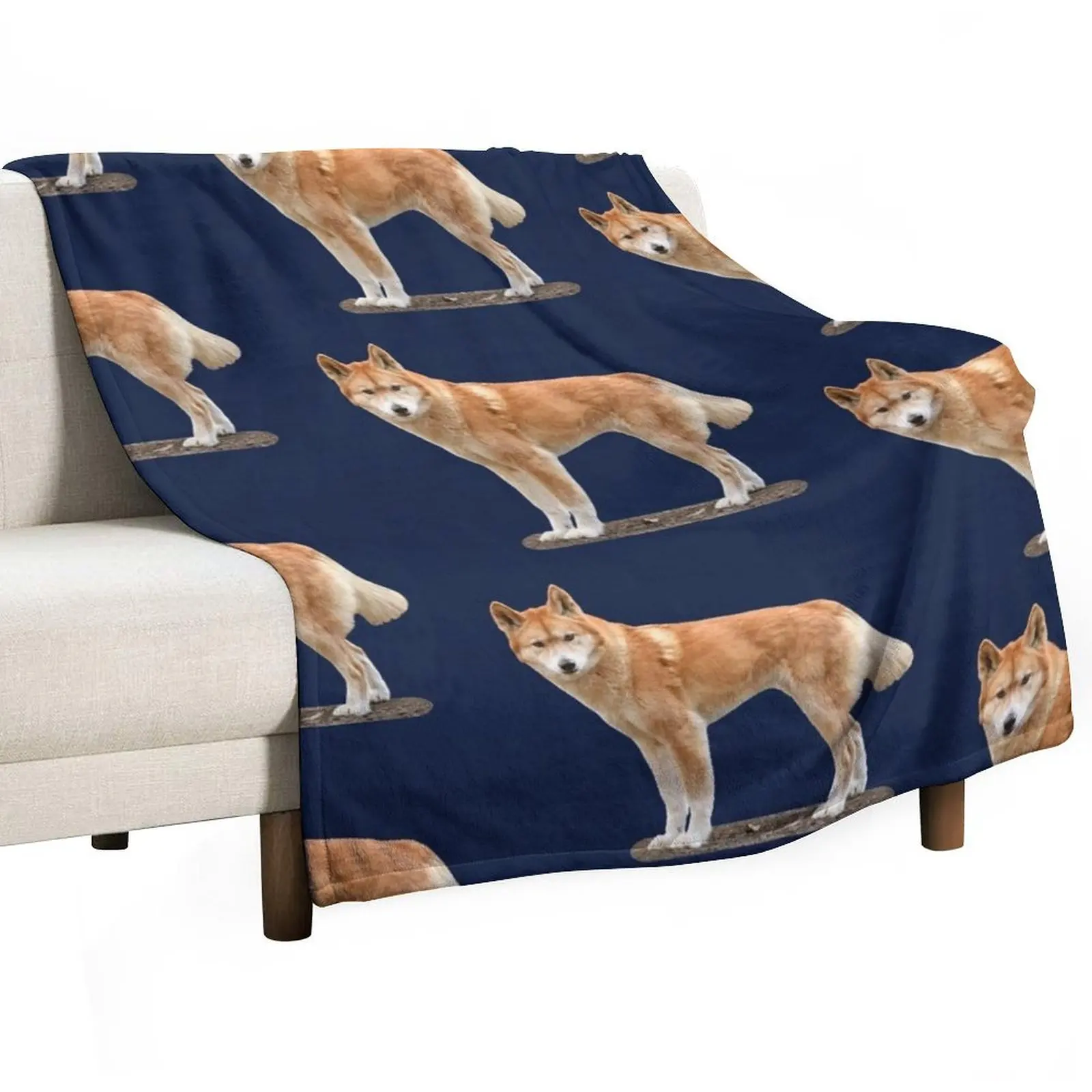 Dingo 3 Throw Blanket Retros Decorative Throw Blankets