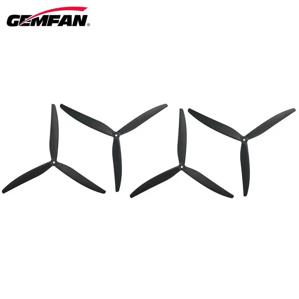 2 paar Gemfan 1309 13" (330 mm) 3-bladige glasvezel nylon rekwisieten - vaste steek voor RC FPV-drones
