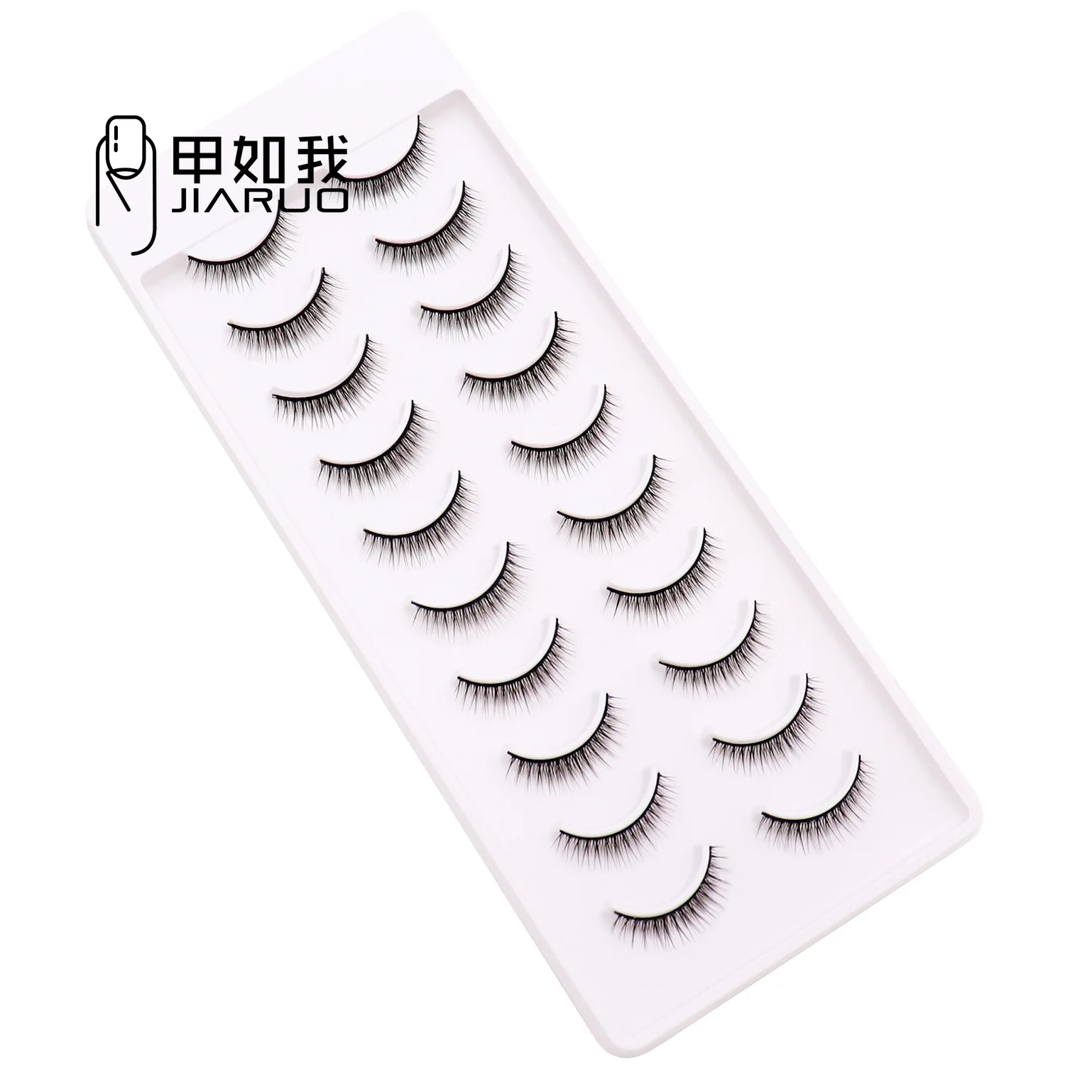 5/10Pairs lashes false eyelashes eye fake lash eyelash extension natural set wispy lashes supplies tools beauty cross individual