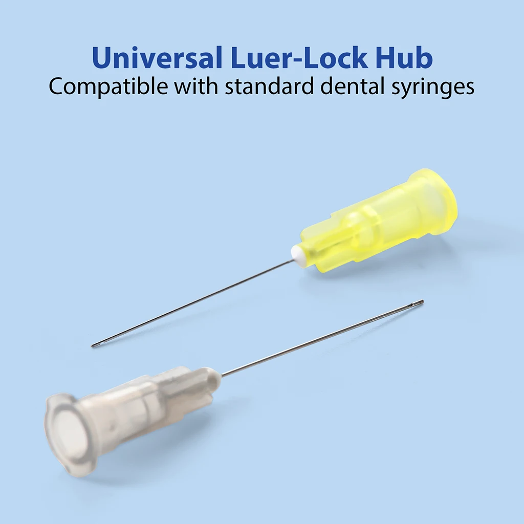 100 Stück/Box AZDENT Zahnwurzelkanal-Reinigungsnadeln 25mm Endodontie-Irrigierungsspitzen 0,3/0,4mm Einweg-Zahnmedizinprodukte – Detail 3