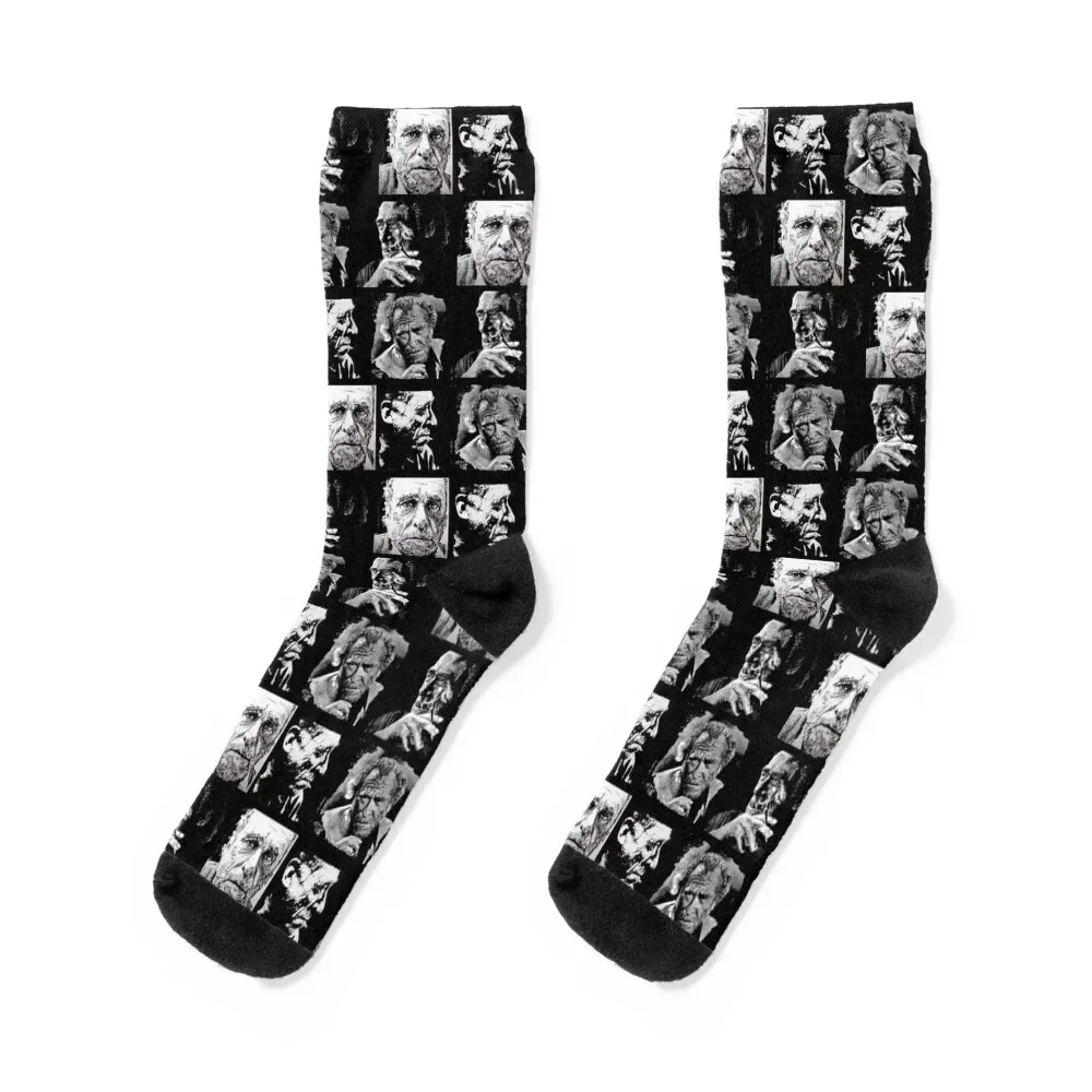 

BUKOWSKI - 4 faces Socks fashionable anti-slip Man Socks Women's