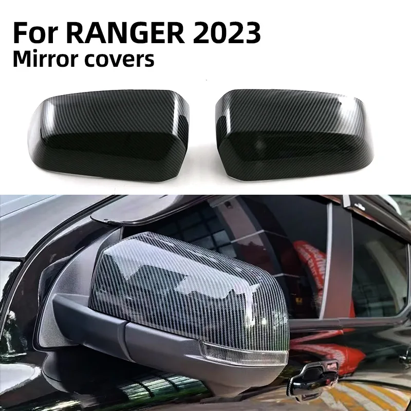 Ford RANGER 23 Rearview Mirror Cover Reverse Mirror Cap Reflector Protection Trim Sticker Modification