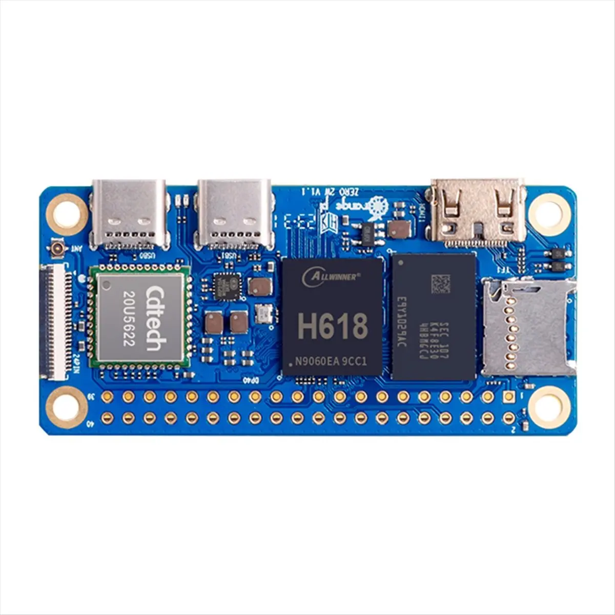 DT82- Zero 2W Development Board 2GB RAM DDR4 Mini PC Allwinner H618 WiFi Bluetooth 5.0 Single Board Computer